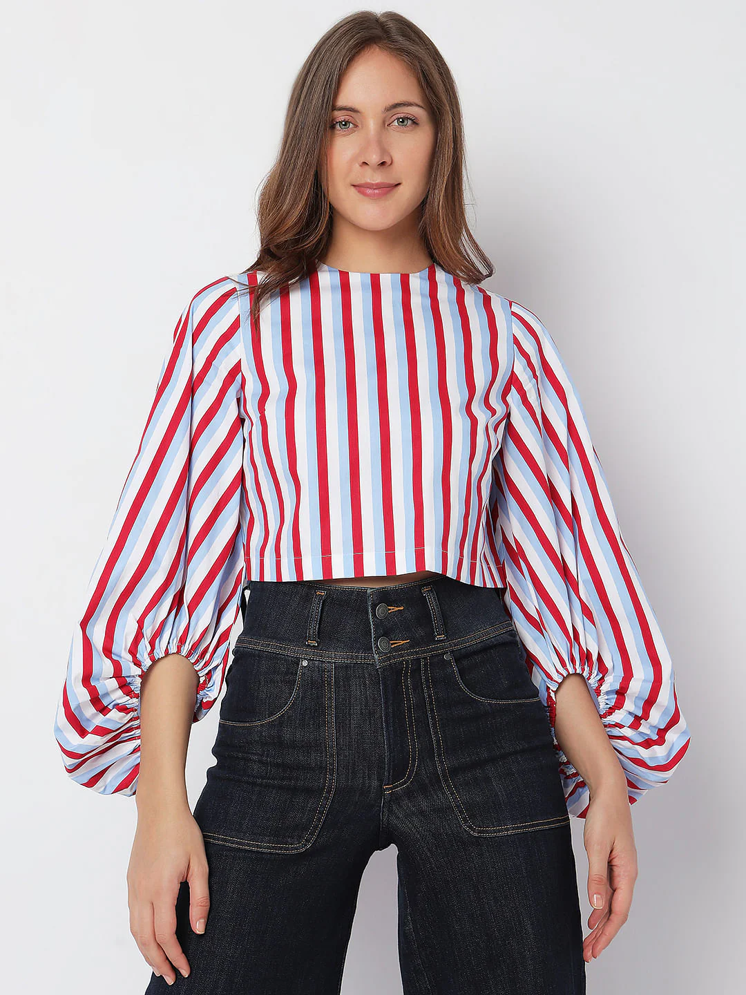 Blue Striped Top - Image 2