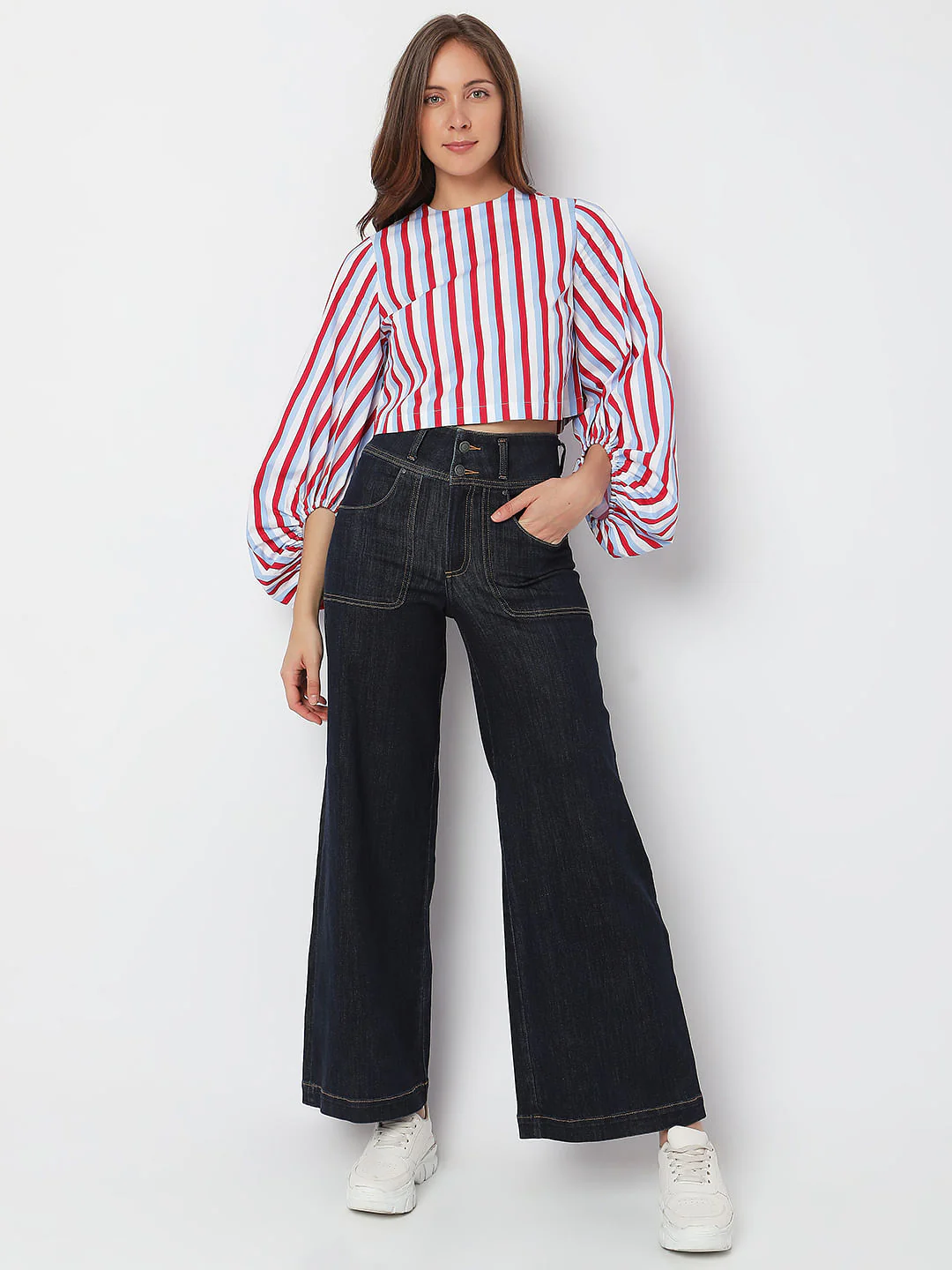 Blue Striped Top - Image 5