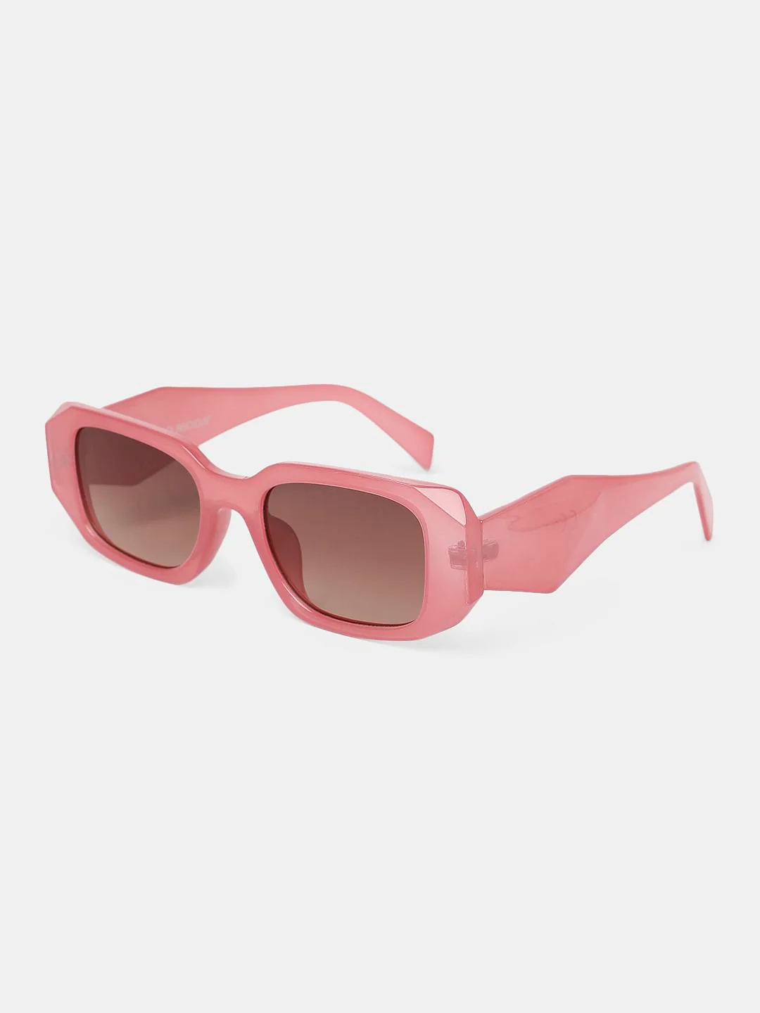 Pink Rectangular Sunglasses - Image 3