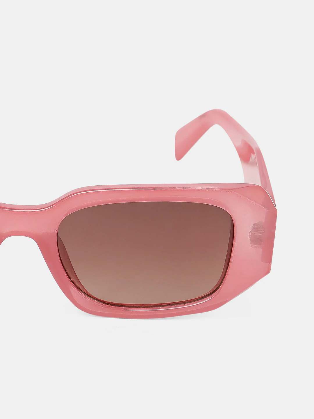 Pink Rectangular Sunglasses - Image 4