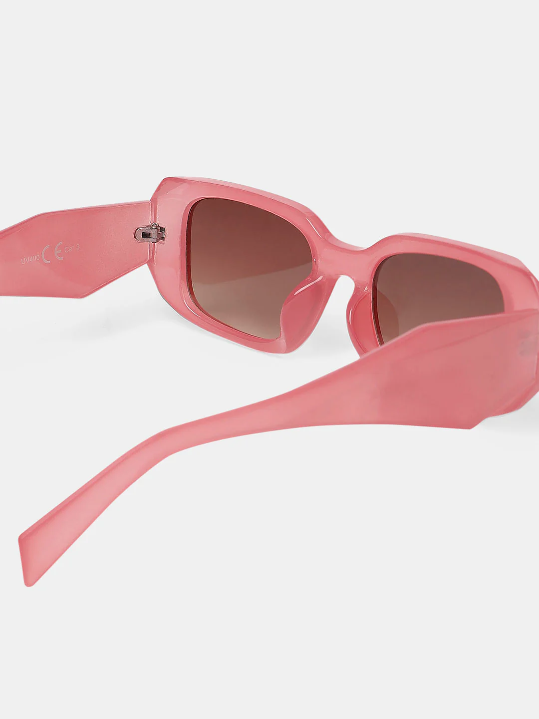 Pink Rectangular Sunglasses - Image 5