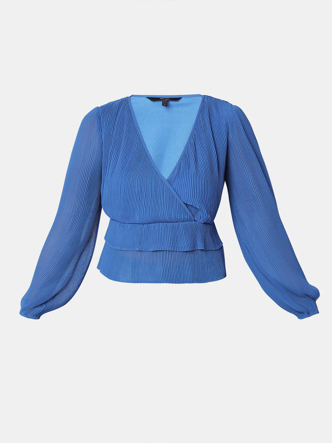 Blue Plisse Top - Image 7