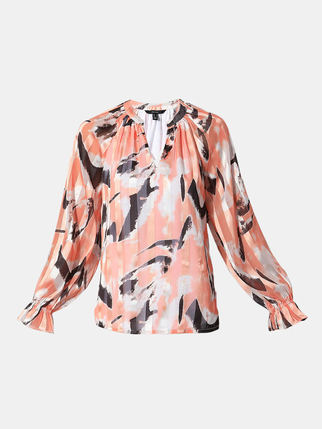 Peach Printed Top - Image 7