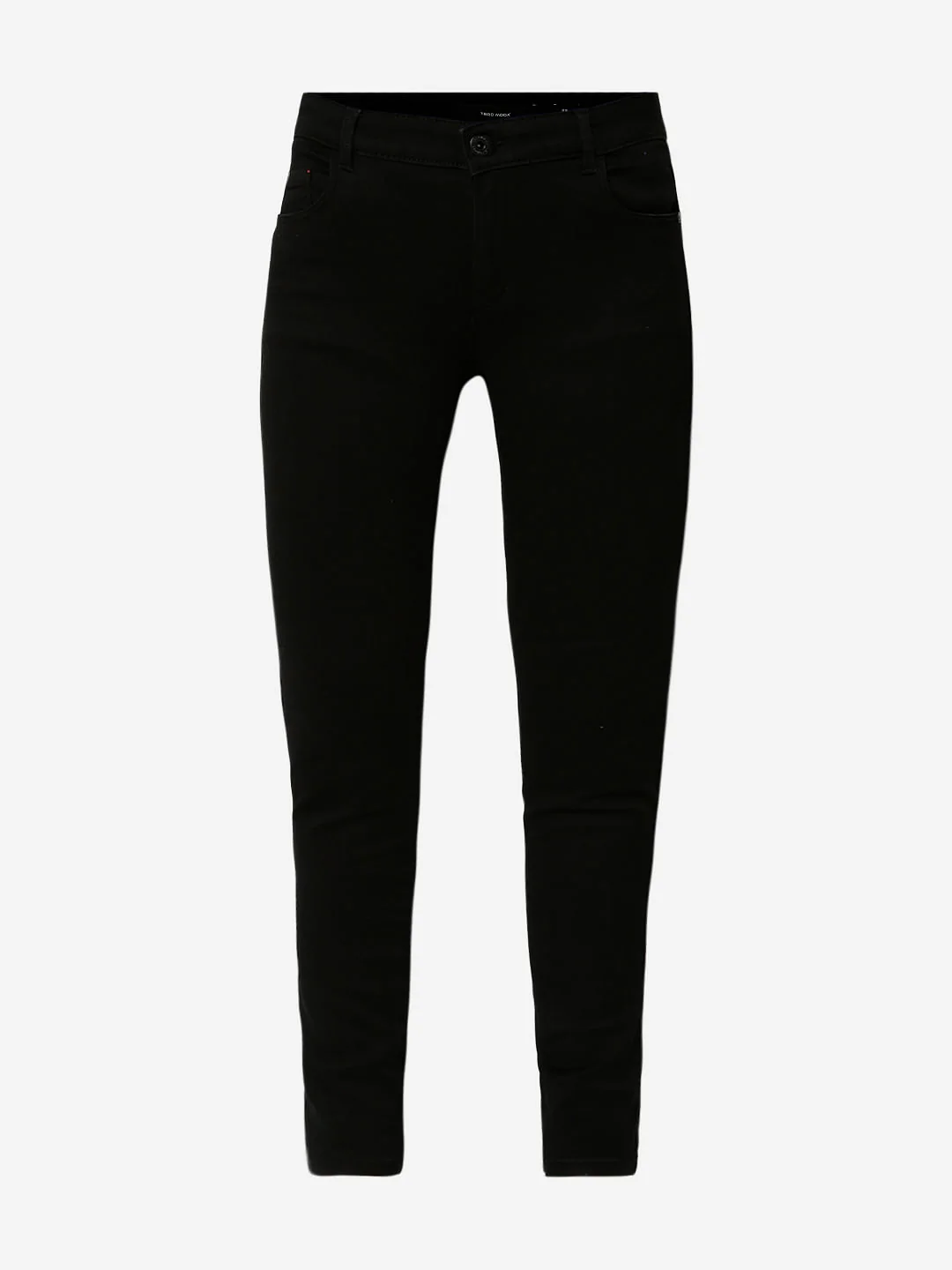 Black Mid Rise Wendy Skinny Jeans - Image 6