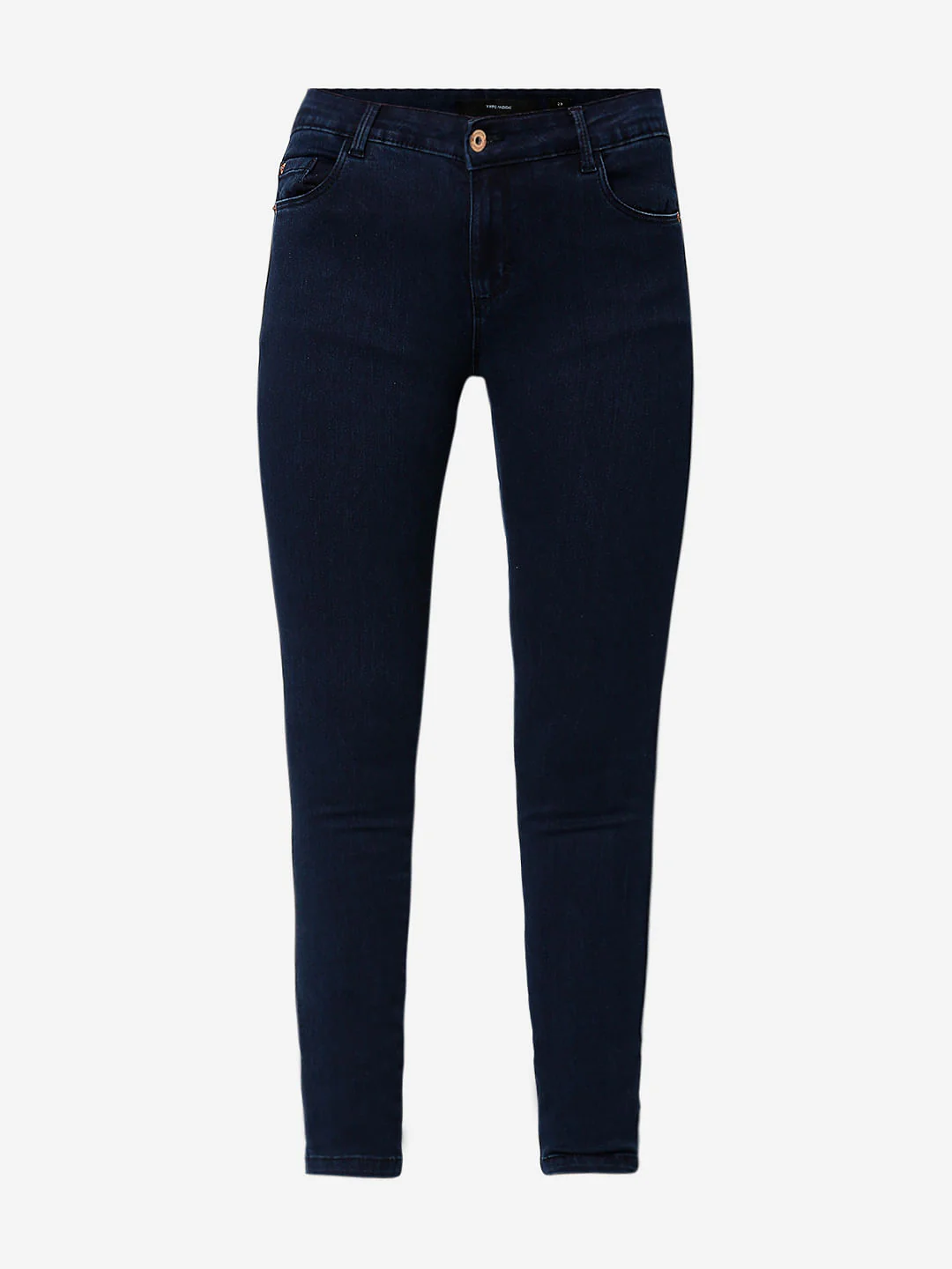Dark Blue Mid Rise Wendy Skinny Jeans - Image 6