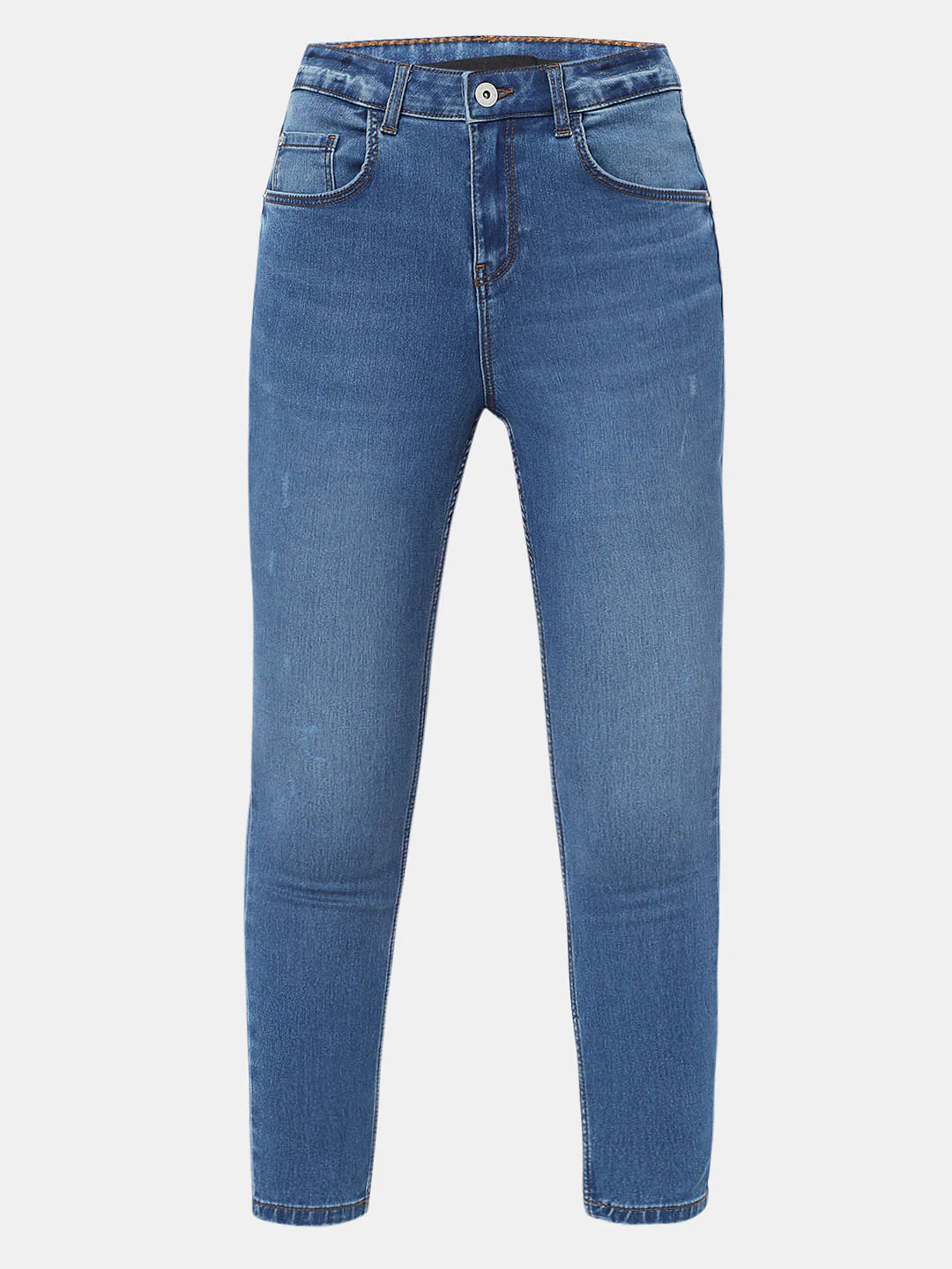 Blue High Rise Wendy Skinny Jeans - Image 6