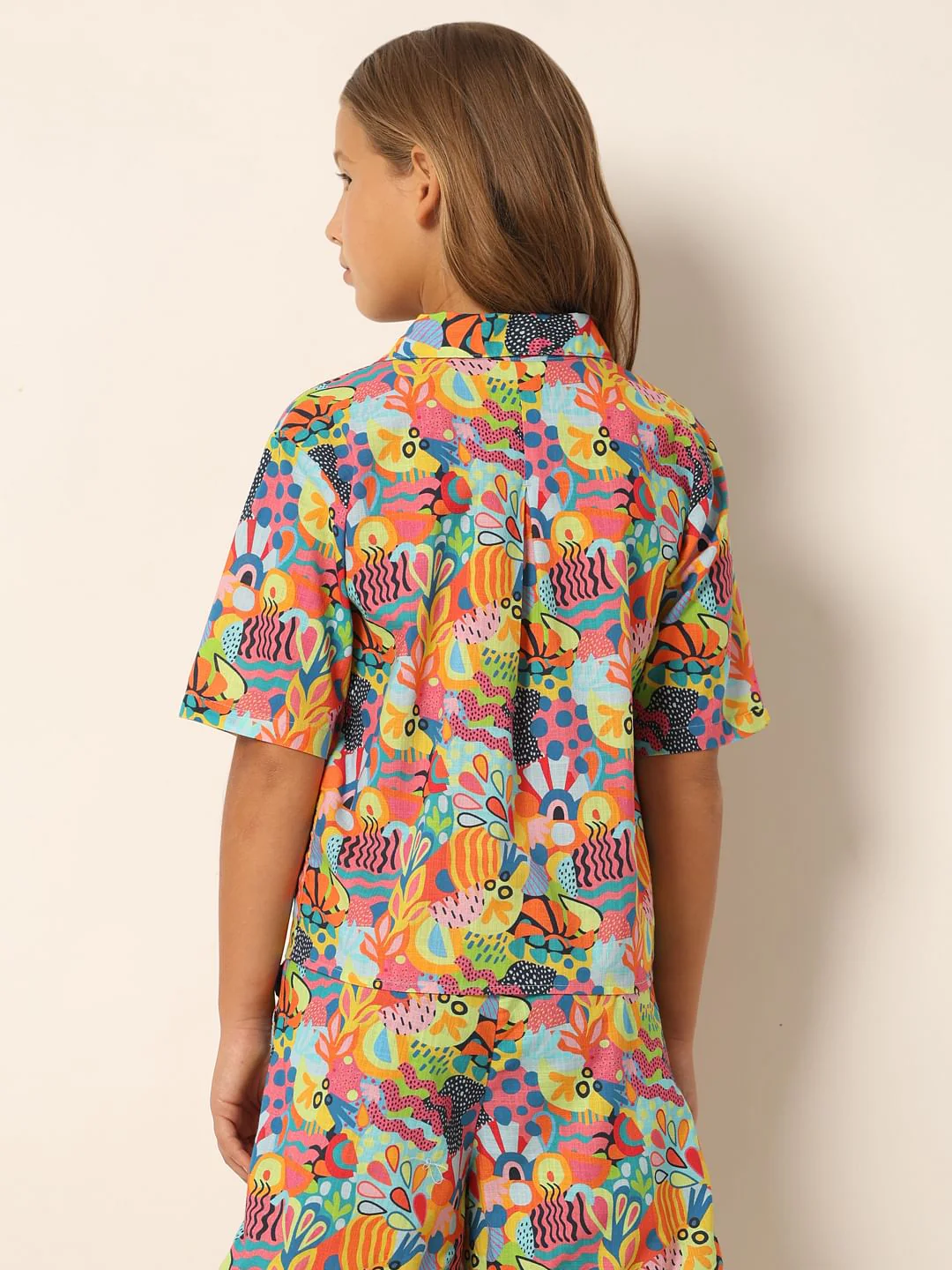 Multi-Colour Printed Co-Ord Set Shirt - Image 3