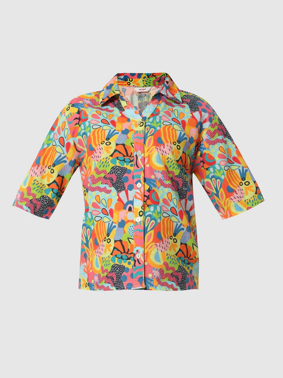 Multi-Colour Printed Co-Ord Set Shirt - Image 6