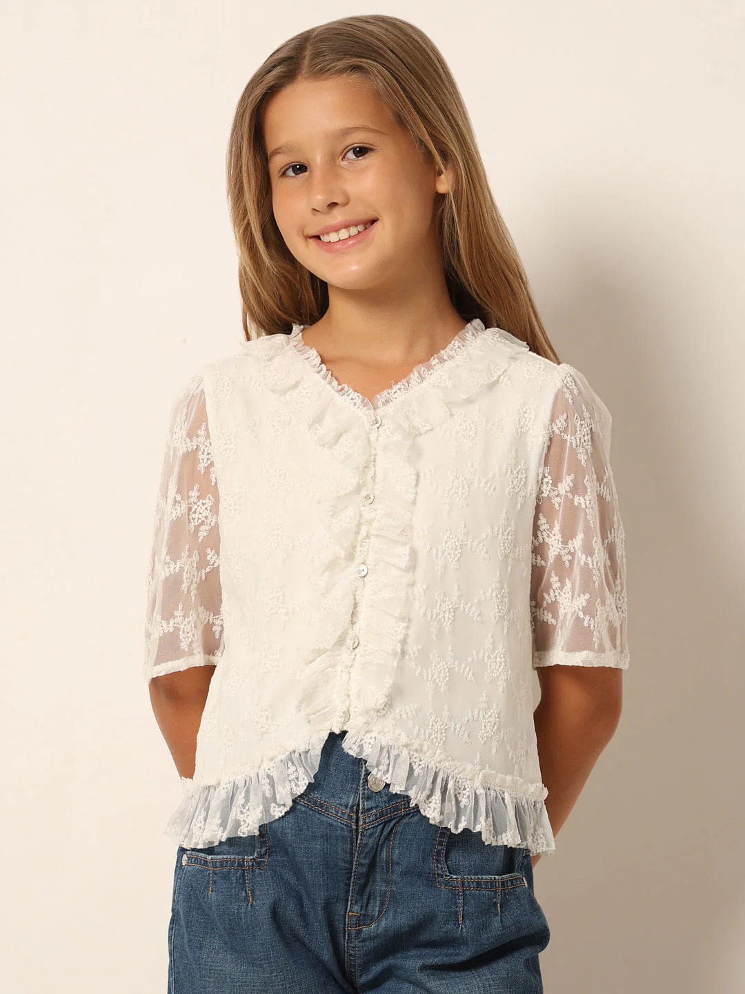 White Lace Top - Image 2