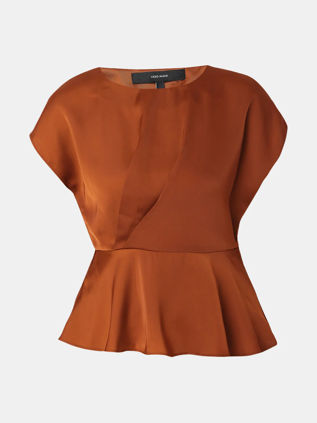 Brown Fit & Flare Top - Image 7