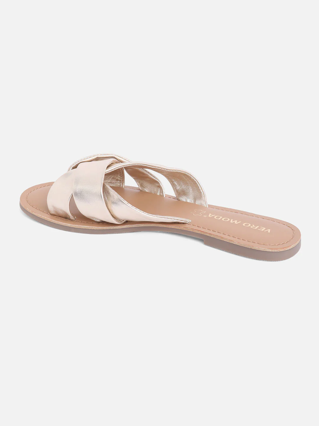 Dull Gold Sandals - Image 3