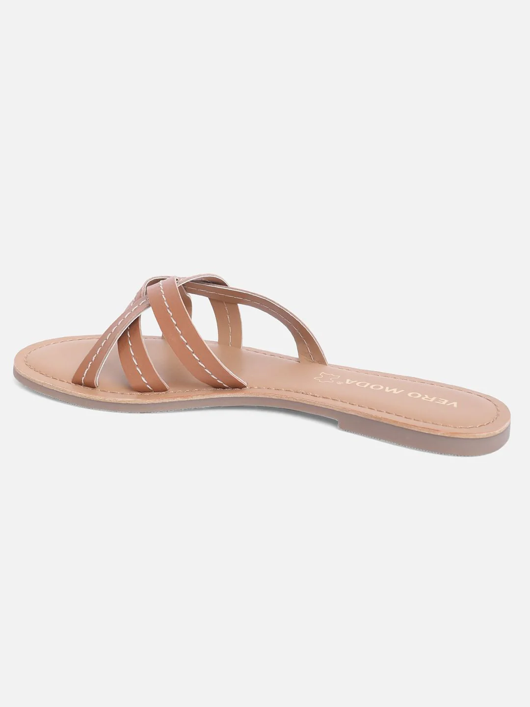 Brown Crossover Sandals - Image 3