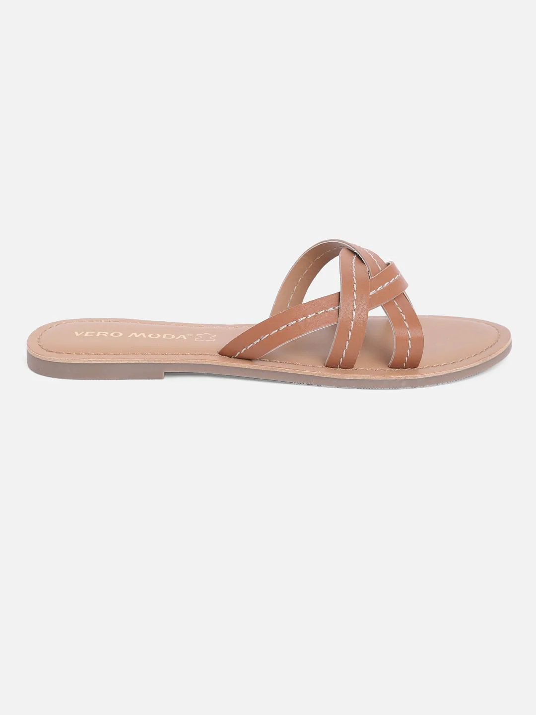 Brown Crossover Sandals - Image 4