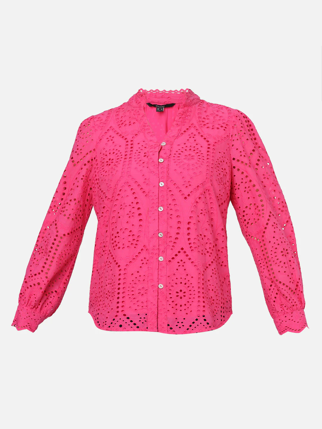 Pink Lace Cotton Top - Image 8