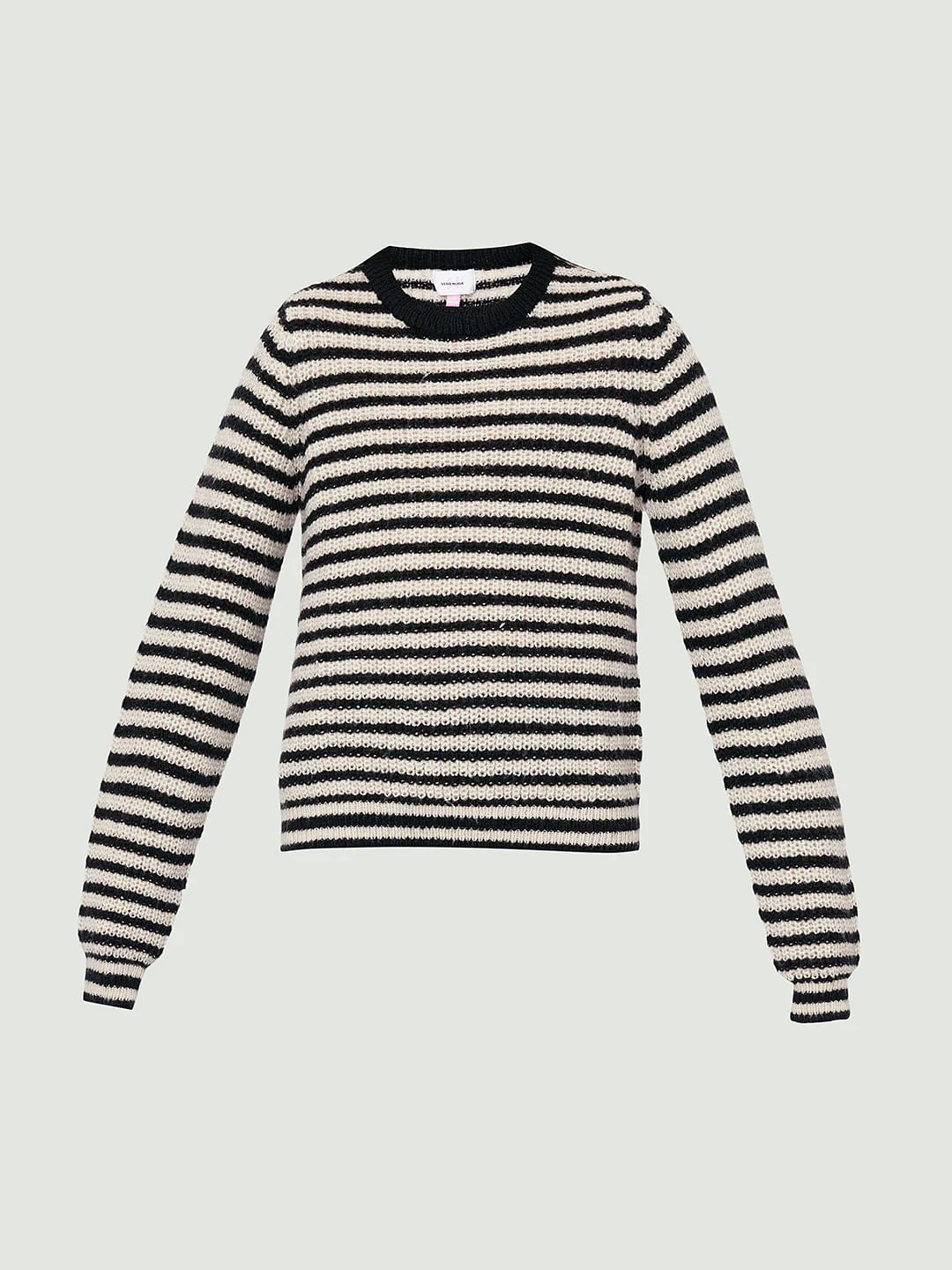 Girls Black Horizontal Striped Pullover - Image 6