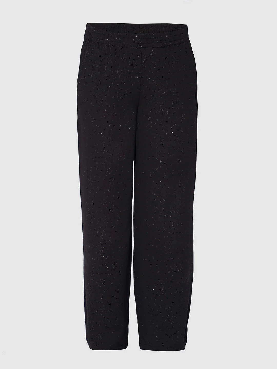 Girls Black Shimmer Co-Ord Set Pant - Image 5