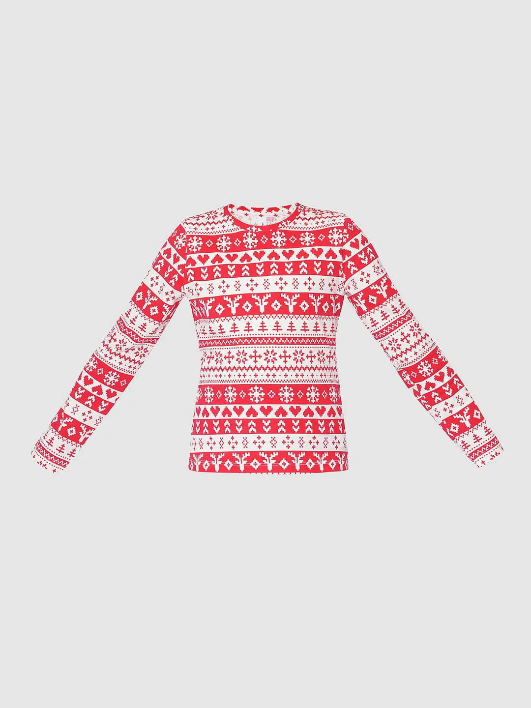 Girls Red Christmas Printed Co-Ord Set - Image 9