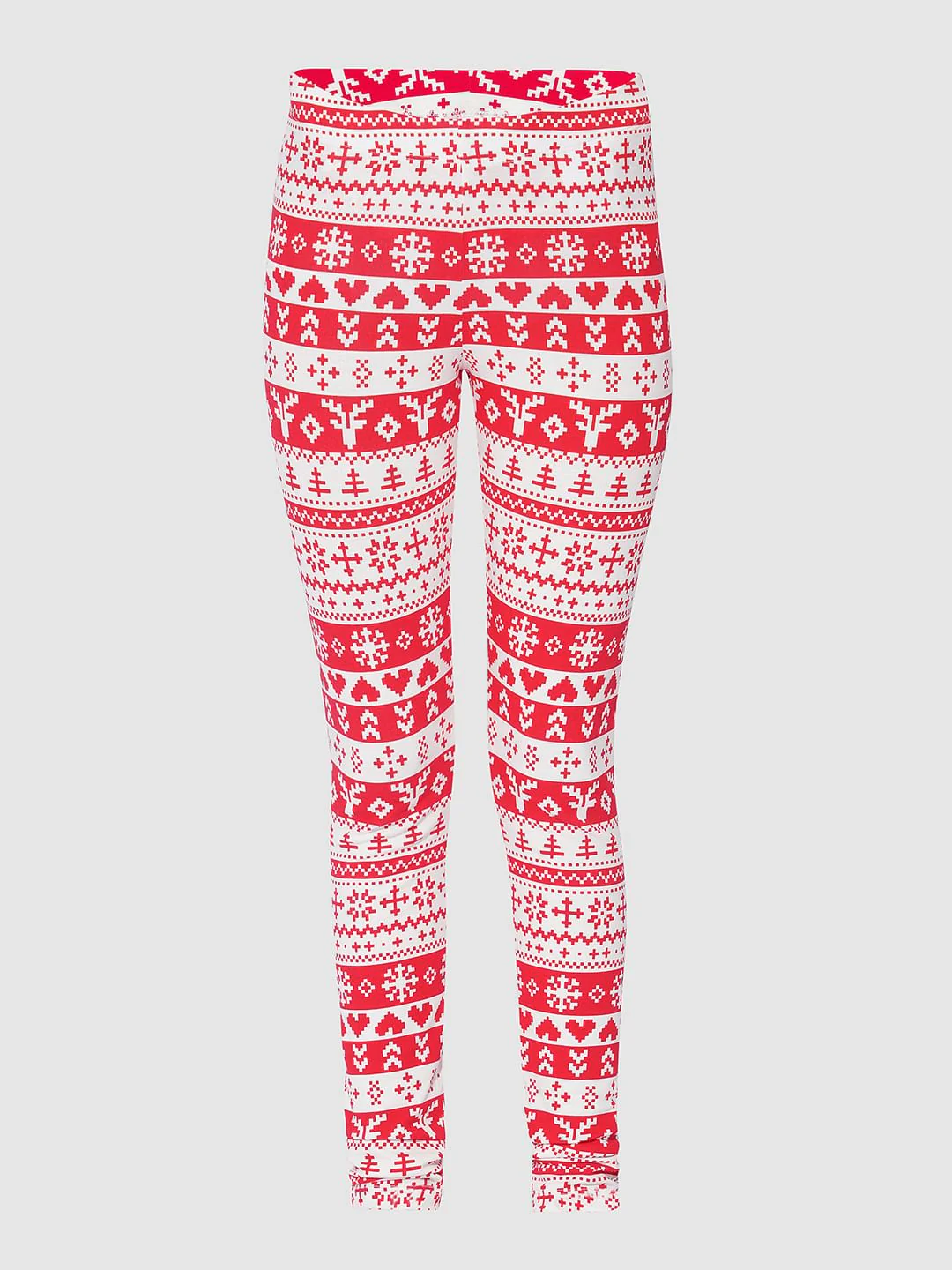 Girls White & Red Christmas Printed Co-Ord Set - Image 7