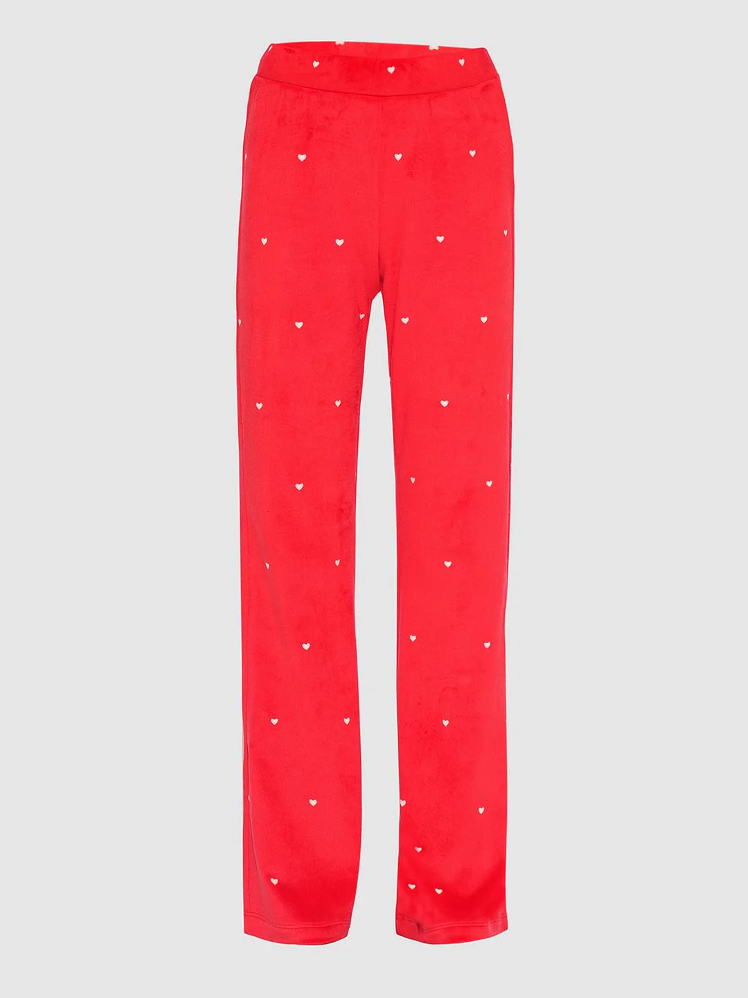Girls Red Printed Co-Ord Set Flared Pant - Image 5