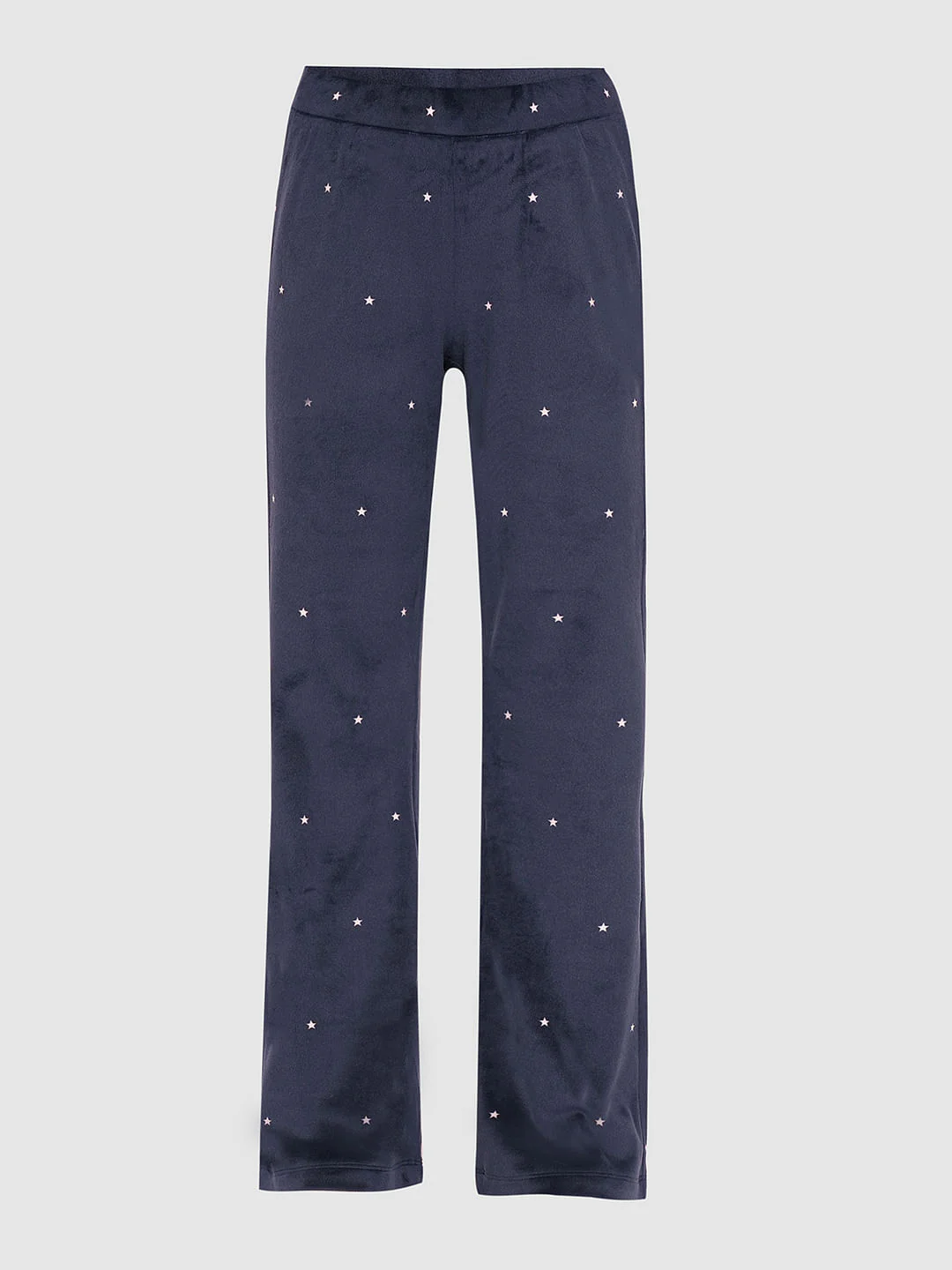 Girls Blue Printed Co-Ord Set Flared Pant - Image 5