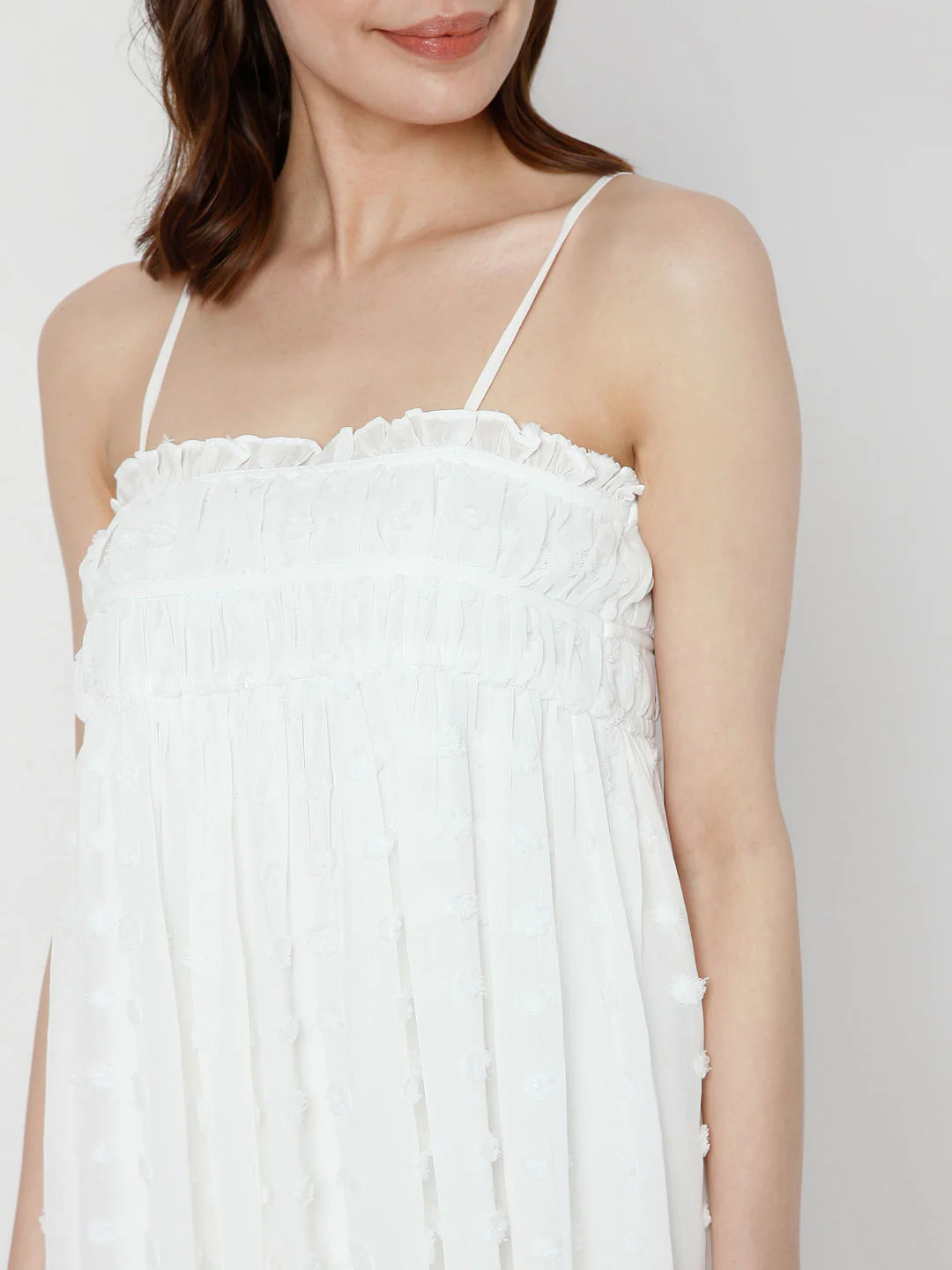 White Midi Dress - Image 5