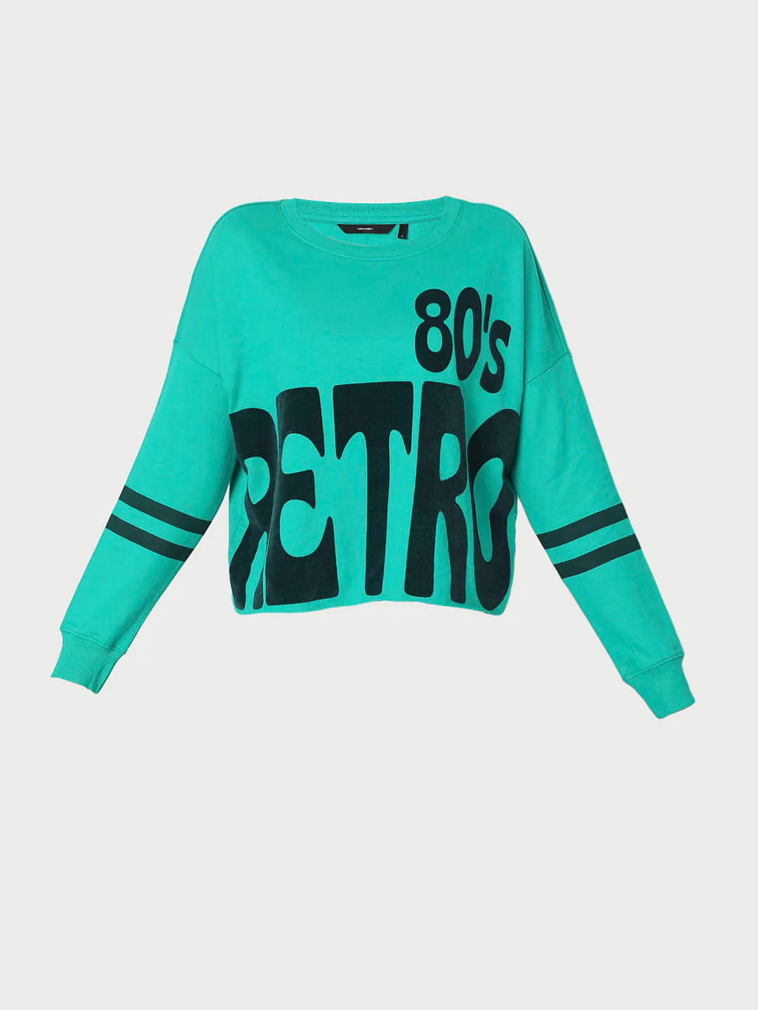 Green Graphic Print Sweatshirt - Image 7