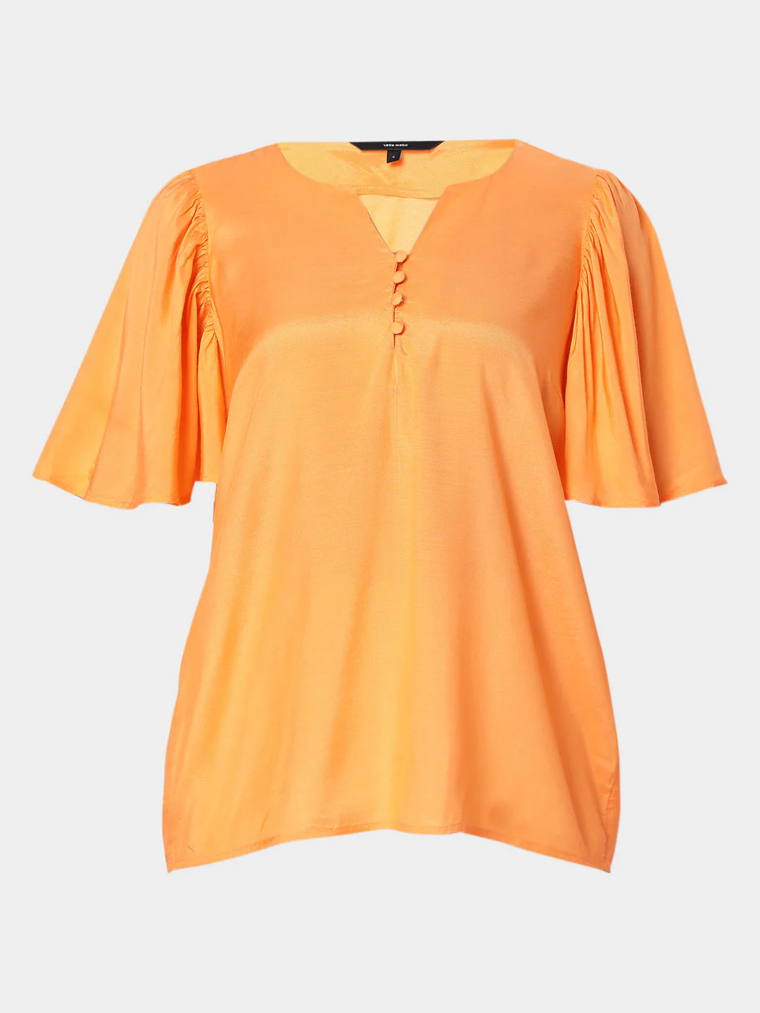 Orange Flared Sleeves Top - Image 7
