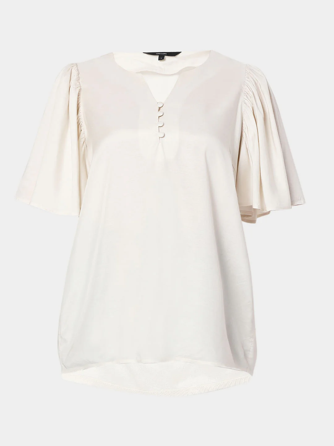Beige Flared Sleeves Top - Image 7