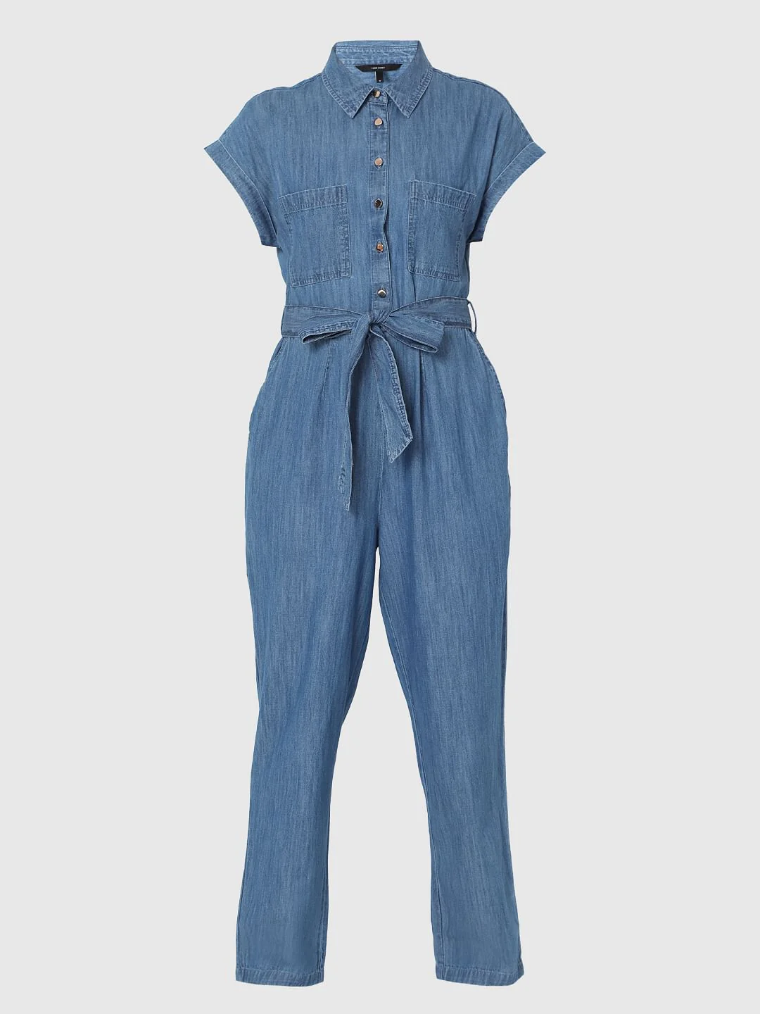 Blue Denim Jumpsuit - Image 6