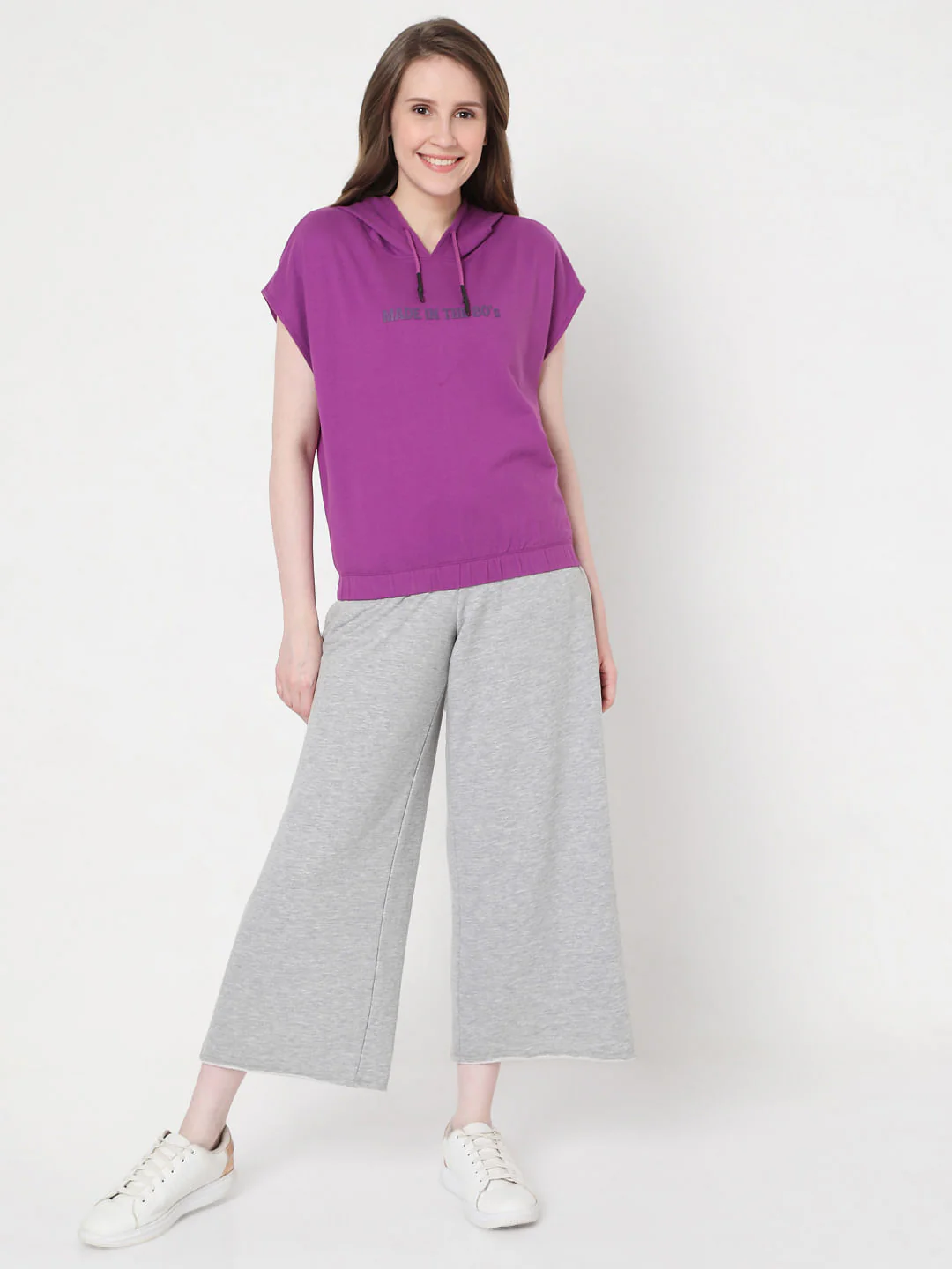 Purple Short Sleeves Sweatshirt - Image 5