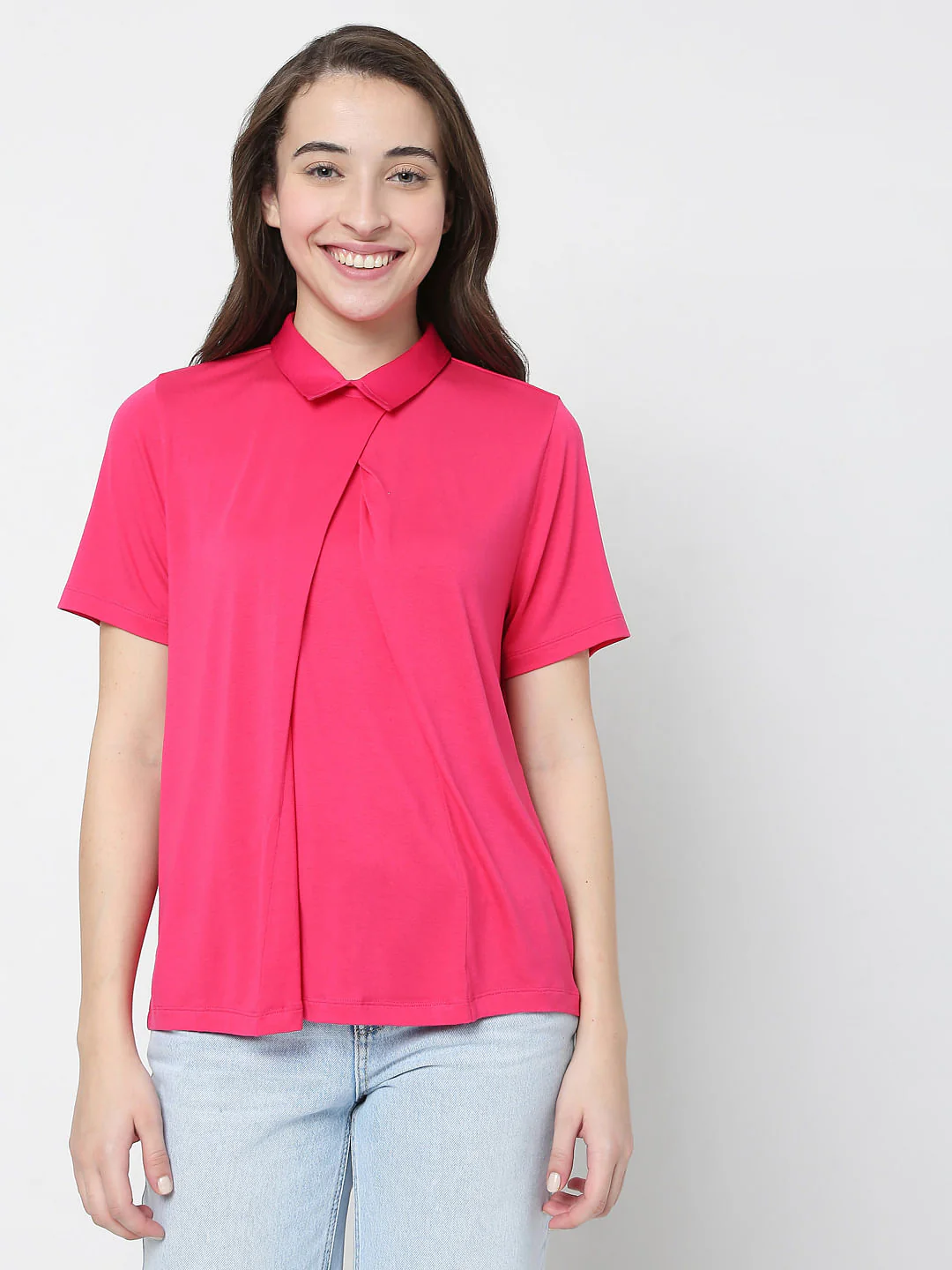 Pink Collared Top - Image 2