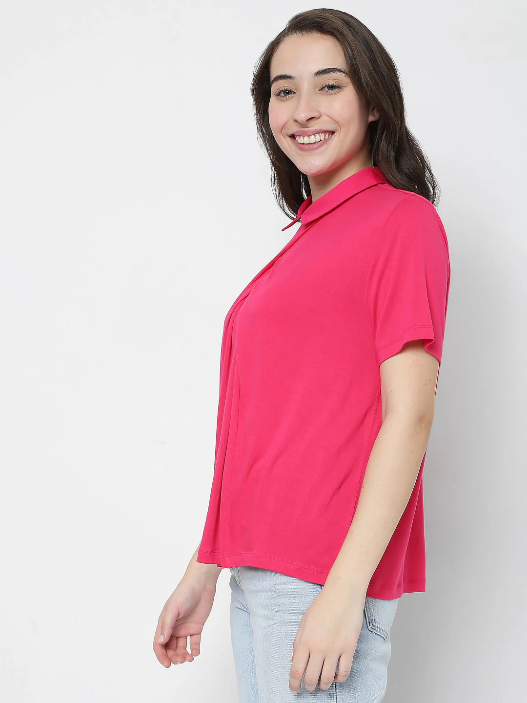 Pink Collared Top - Image 3