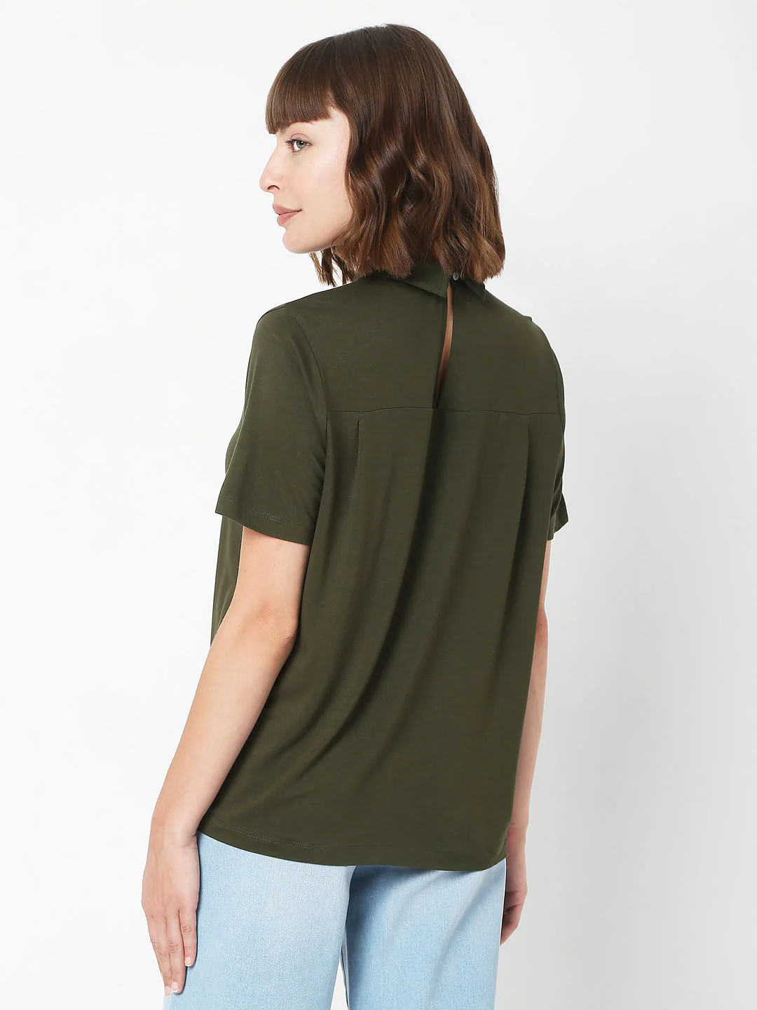 Green Collared Top - Image 4