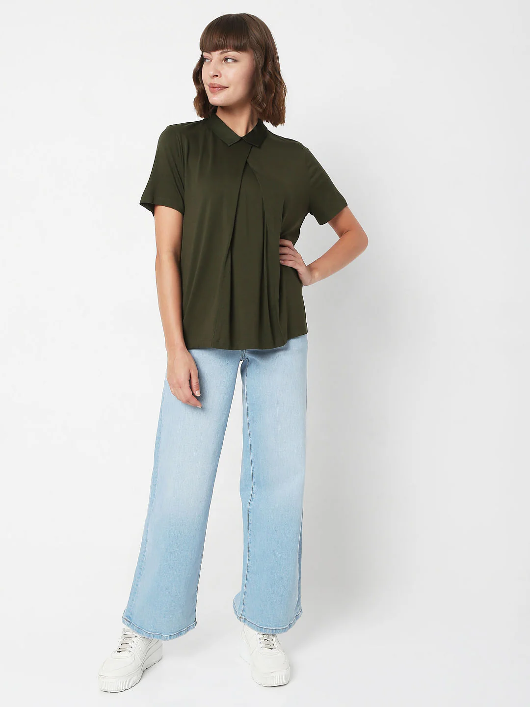 Green Collared Top - Image 5