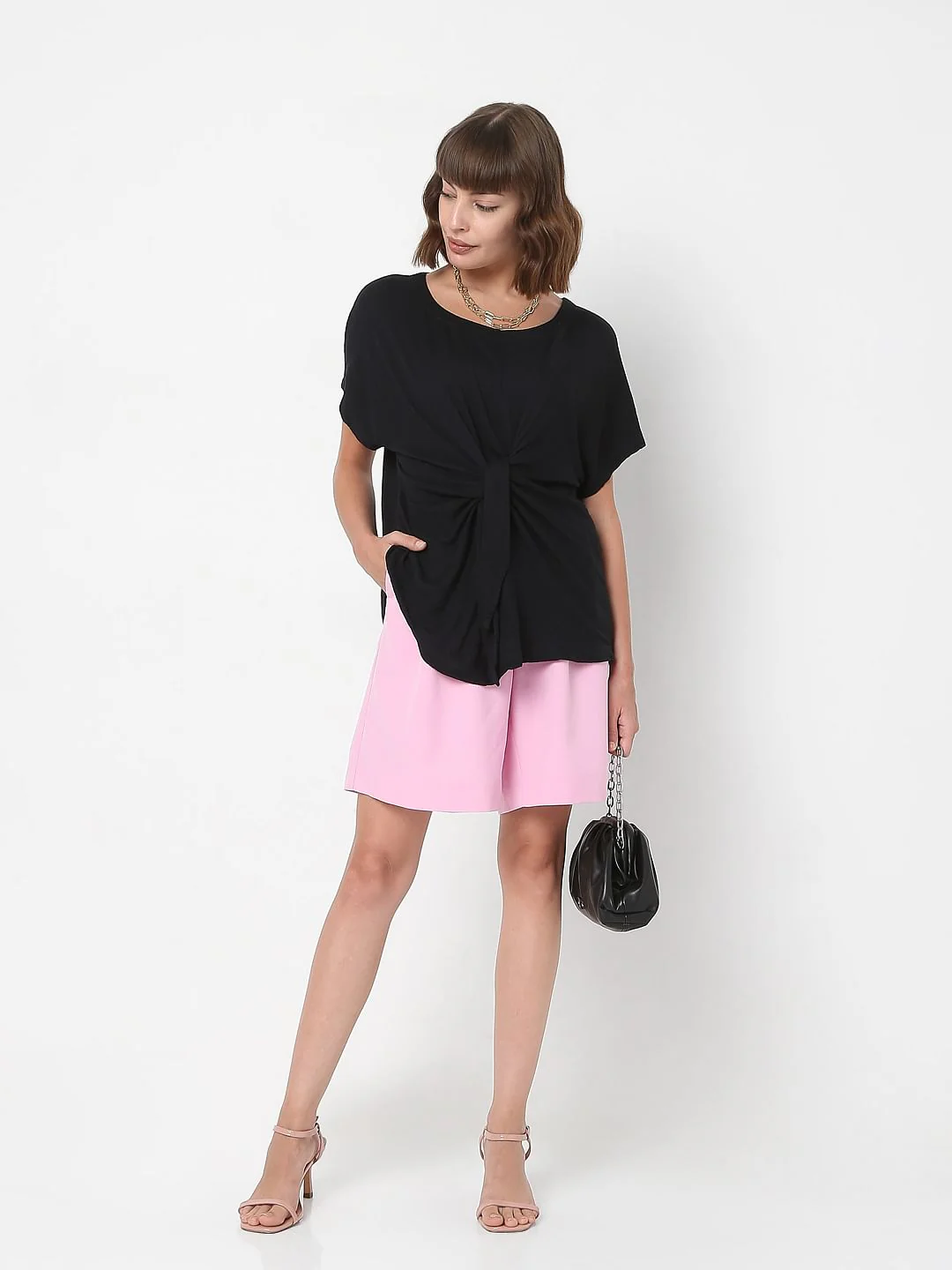 Black Twisted Top