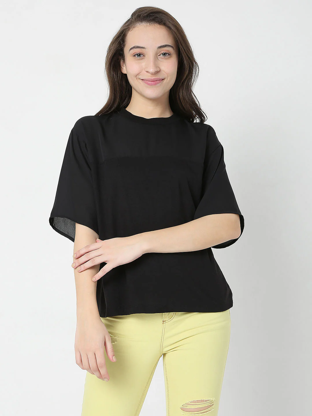 Black Knit Top - Image 2