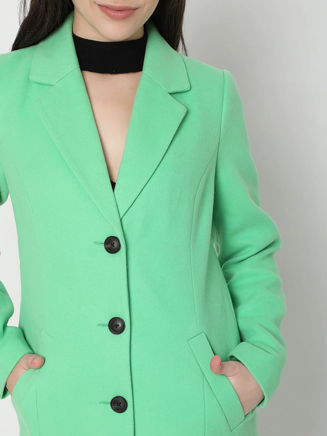 Green Long Coat - Image 6