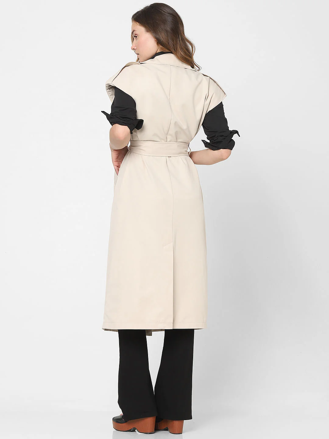Beige Trench Coat - Image 4