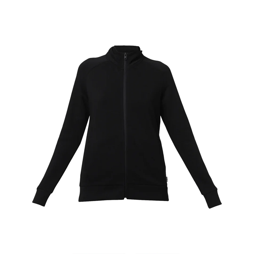 Black High Neck Zip-Up Jacket - Image 5