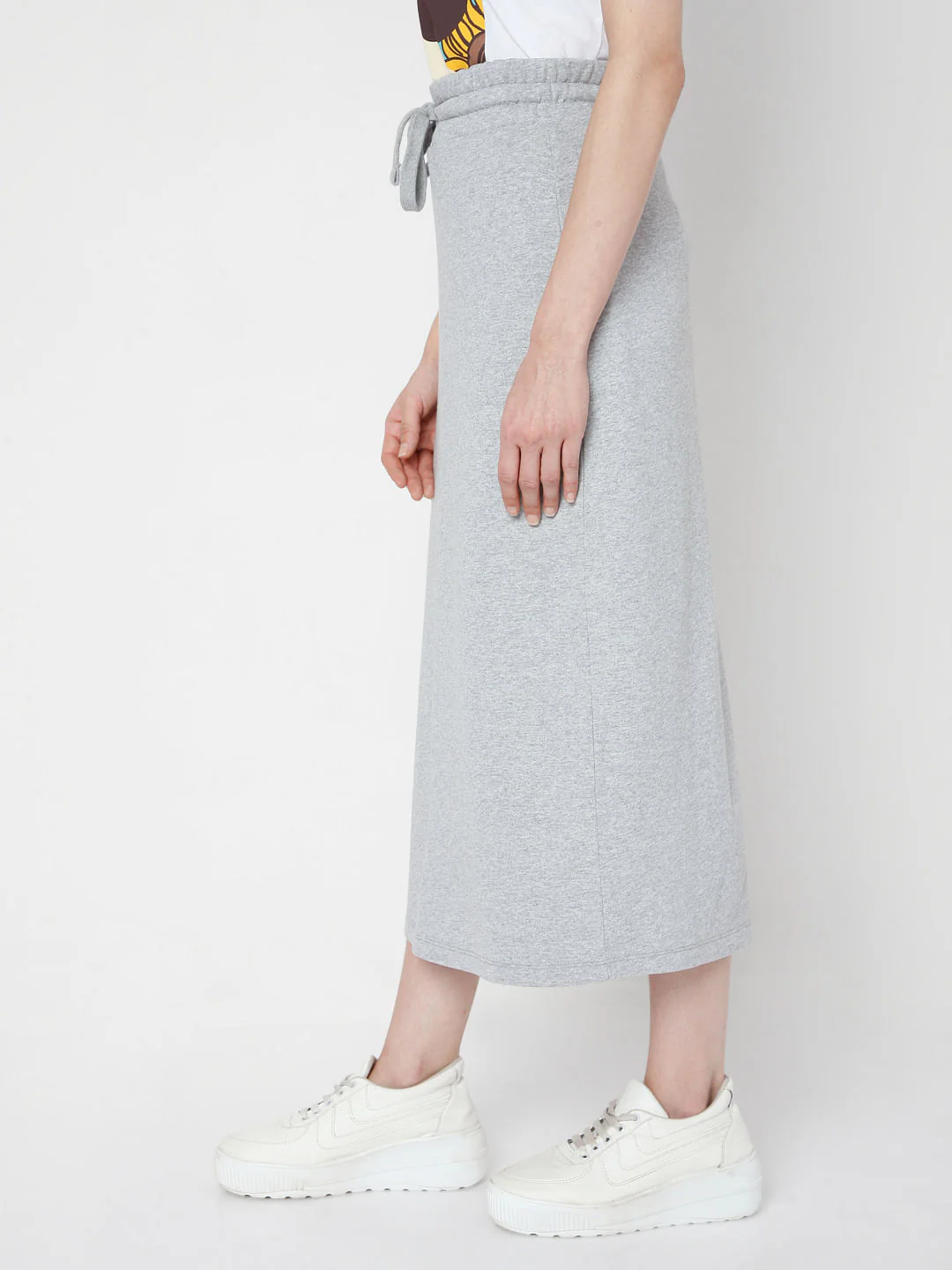 Grey Midi Co-Ord Skirt - Image 3