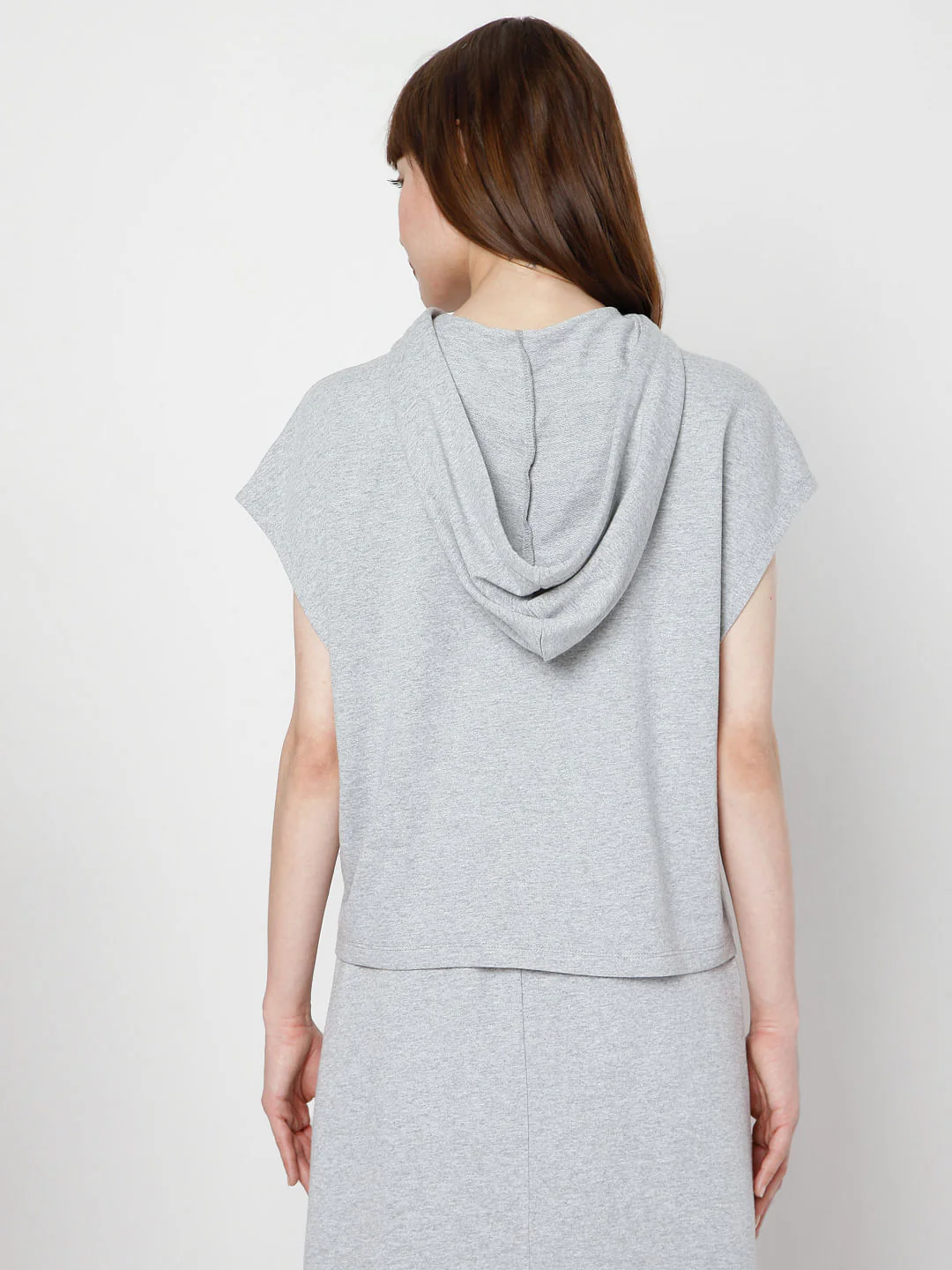 Grey Hooded Co-Ord Sweatshirt - Image 4