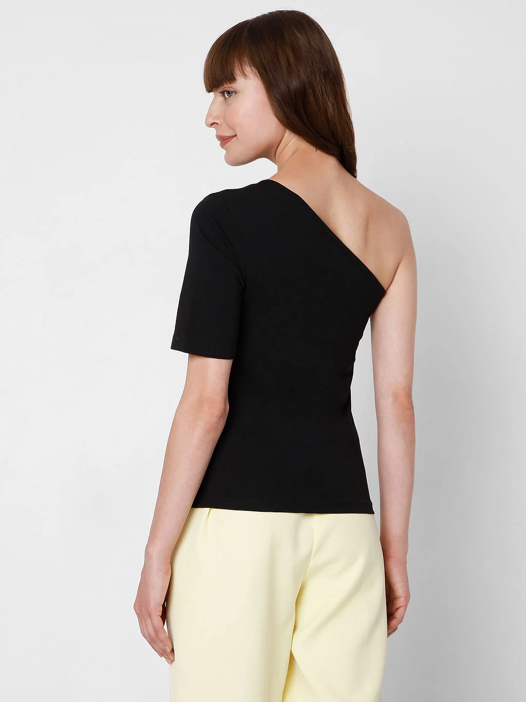 Black One Shoulder Top - Image 4