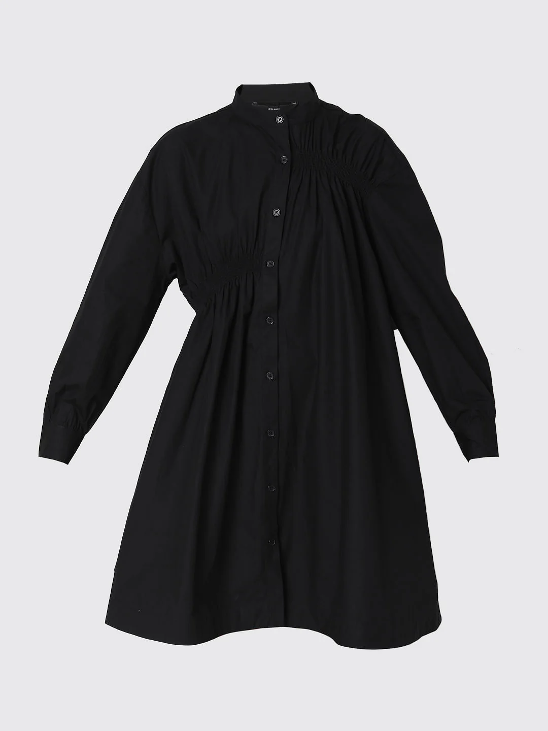 Black Button Down Dress - Image 7