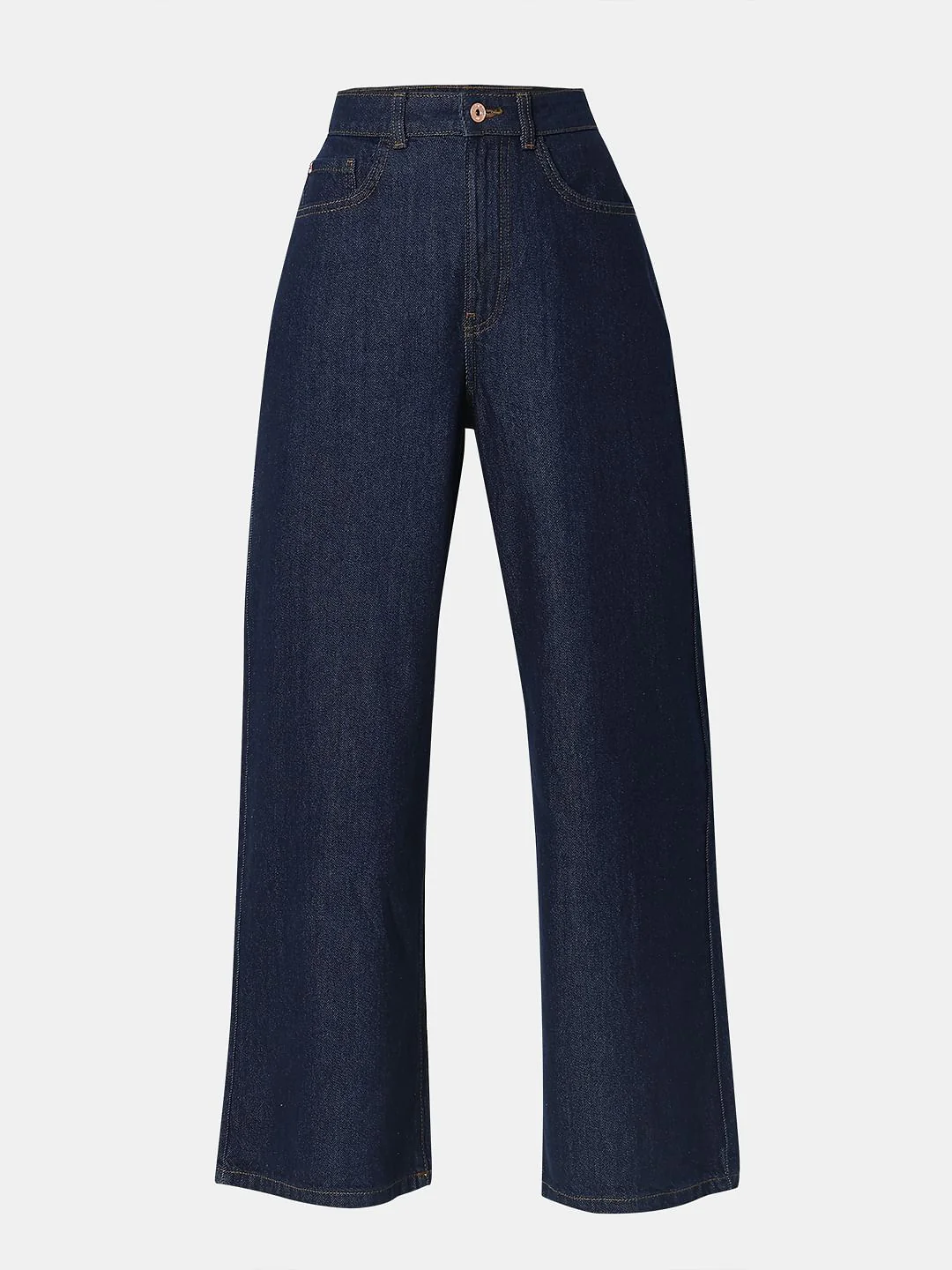 Dark Blue High Rise Zoey Wide-Leg Jeans - Image 7