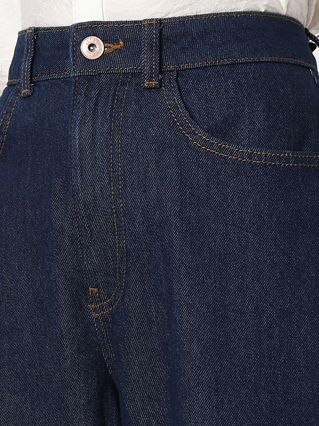 Dark Blue High Rise Zoey Wide-Leg Jeans - Image 8