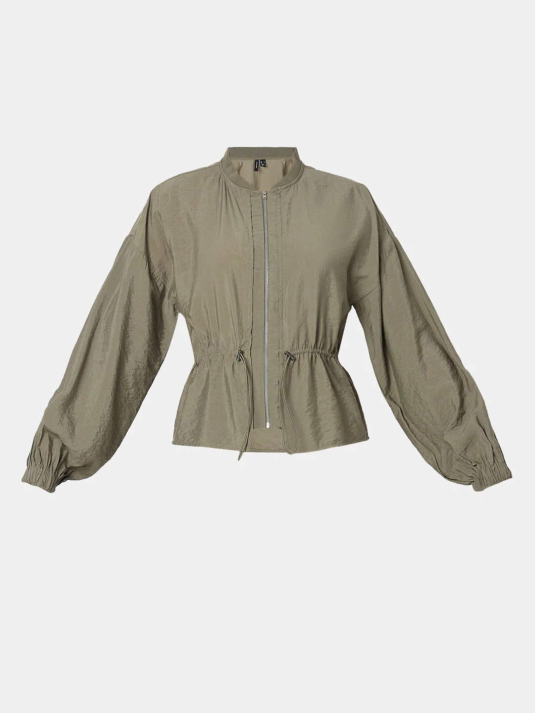 Khaki Bomber Co-Ord Set Jacket - Image 7