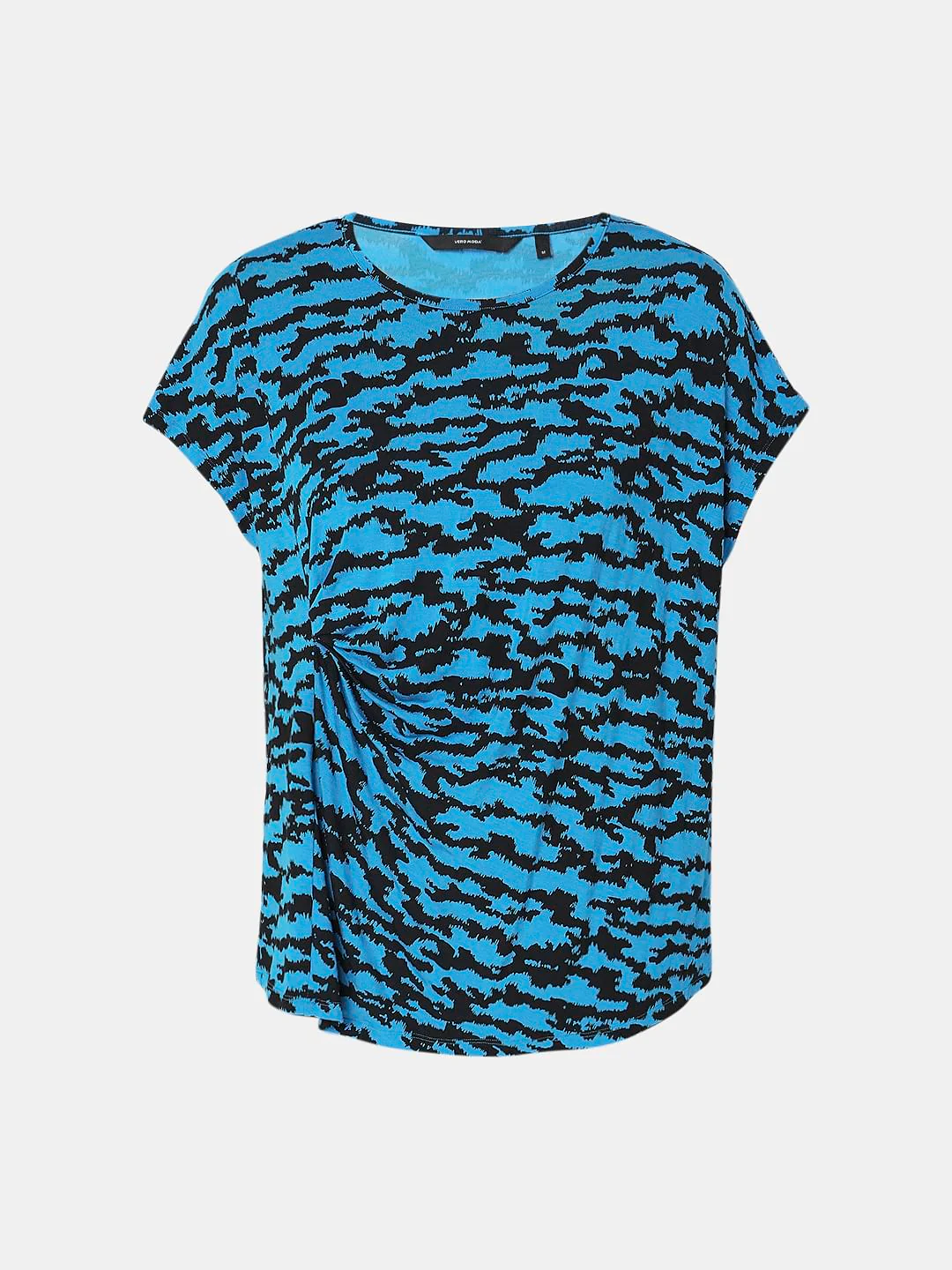 Blue Printed Top - Image 7