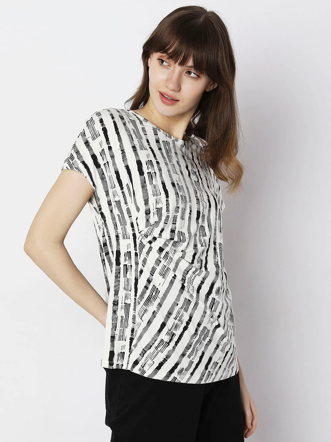 White Printed Top - Image 3