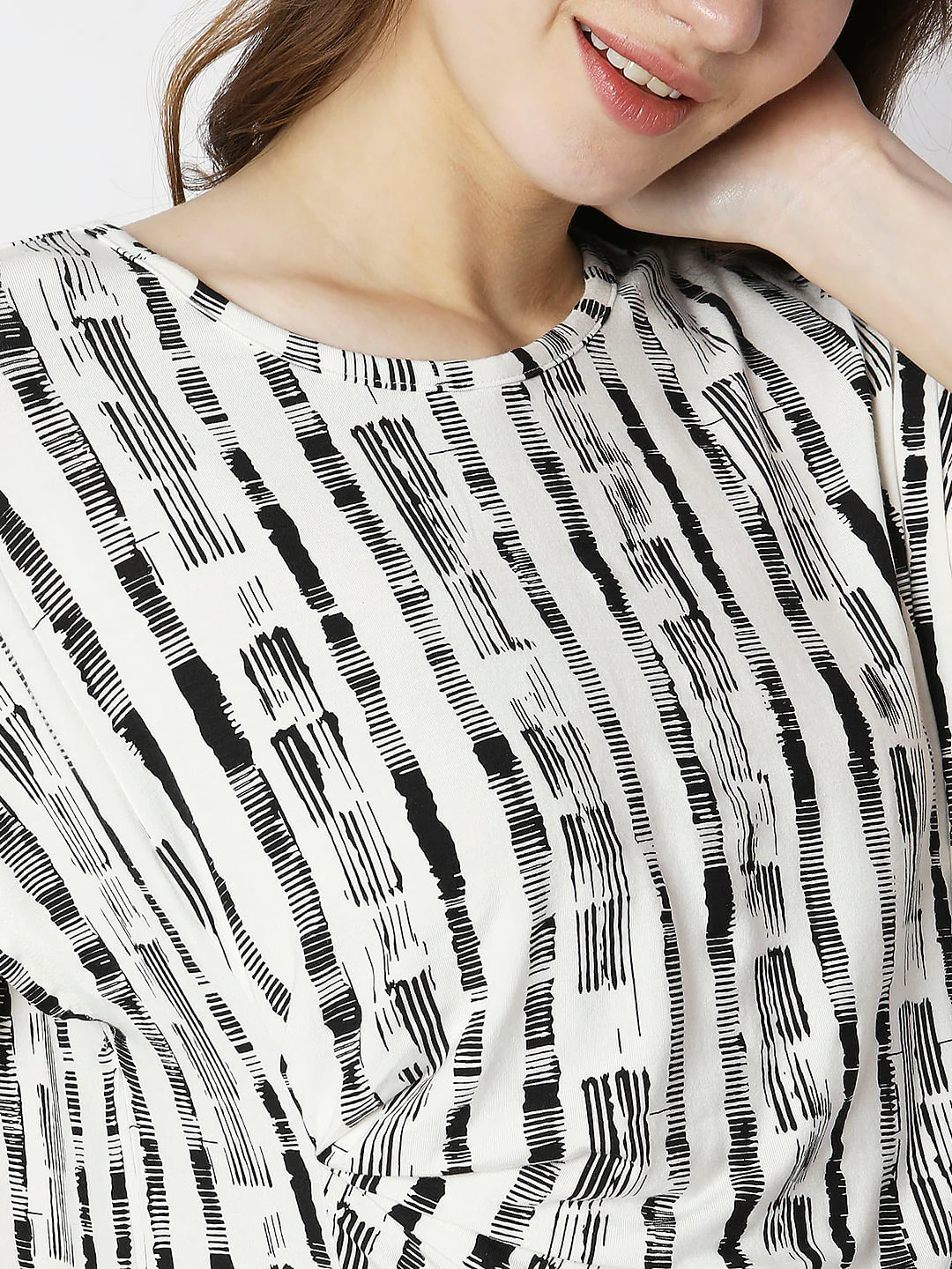 White Printed Top - Image 6