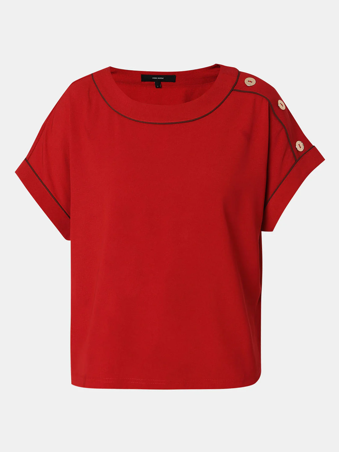 Red Knit Co-Ord Top - Image 7